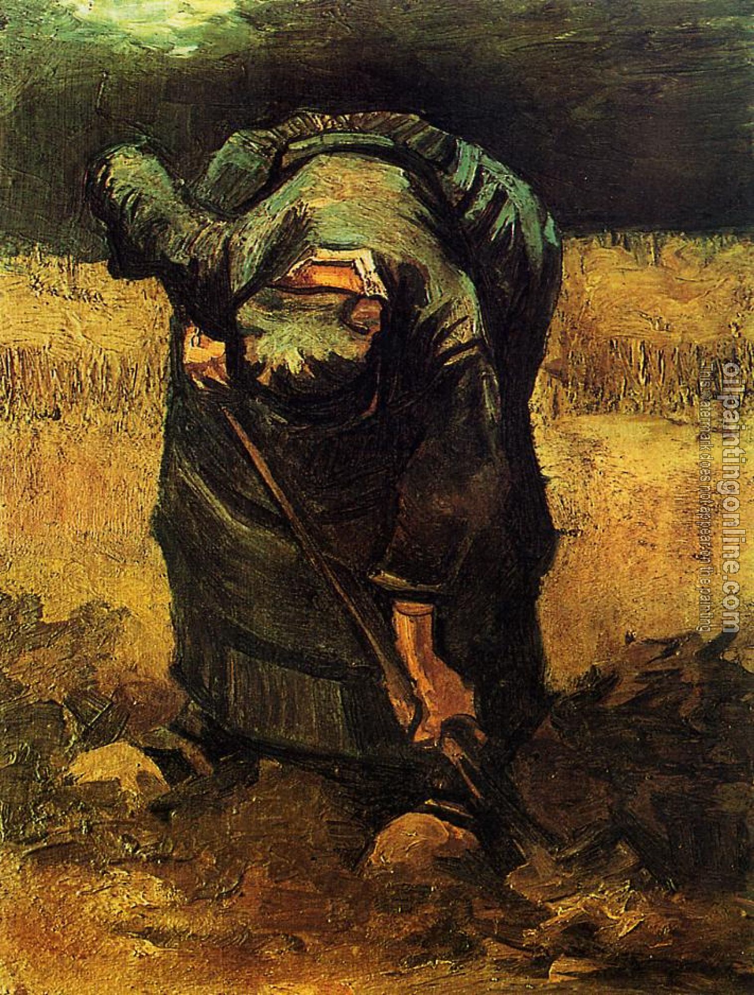 Gogh, Vincent van - Peasant Woman Digging